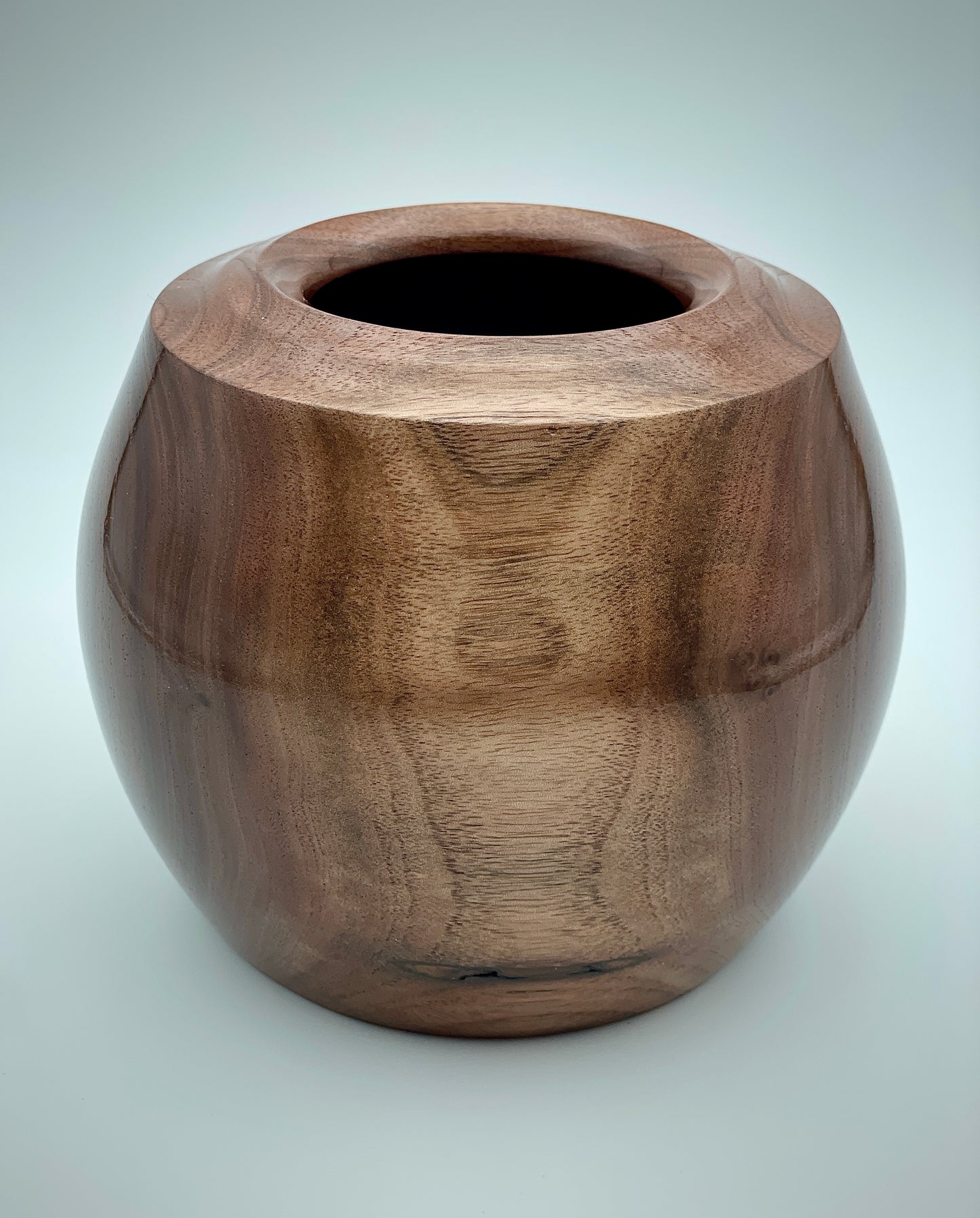 Black walnut vase