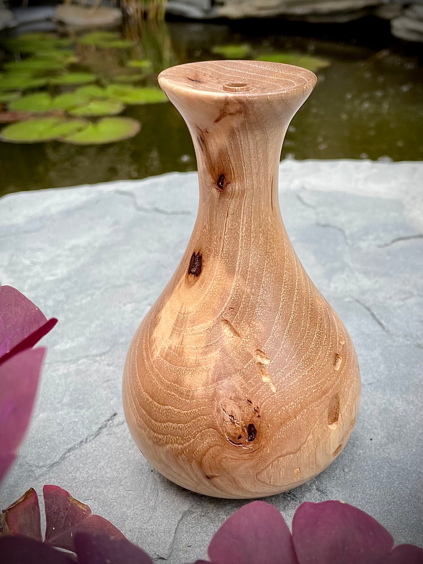 Pecan bud vase