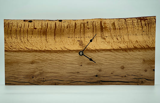 Oak wall clock