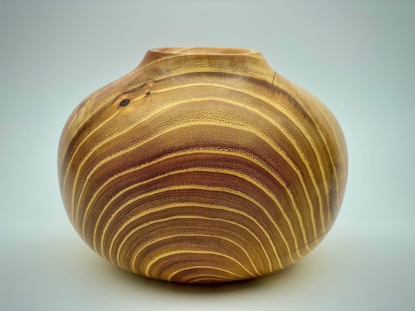 Osage orange vase