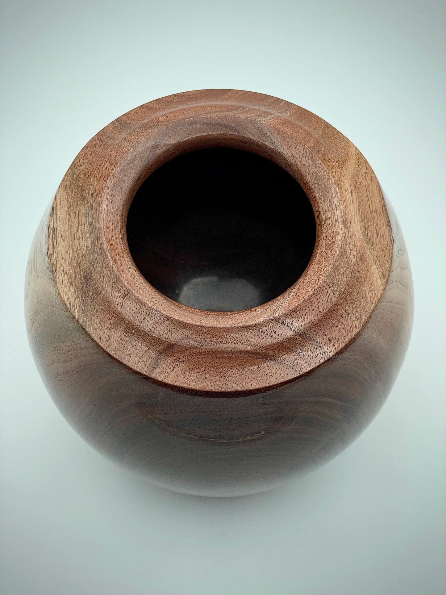 Black walnut vase