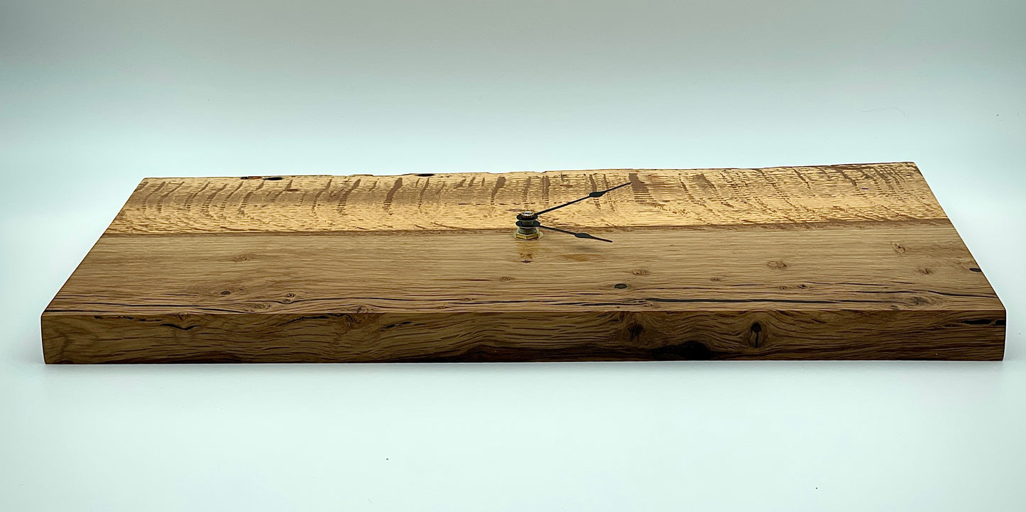 Oak wall clock