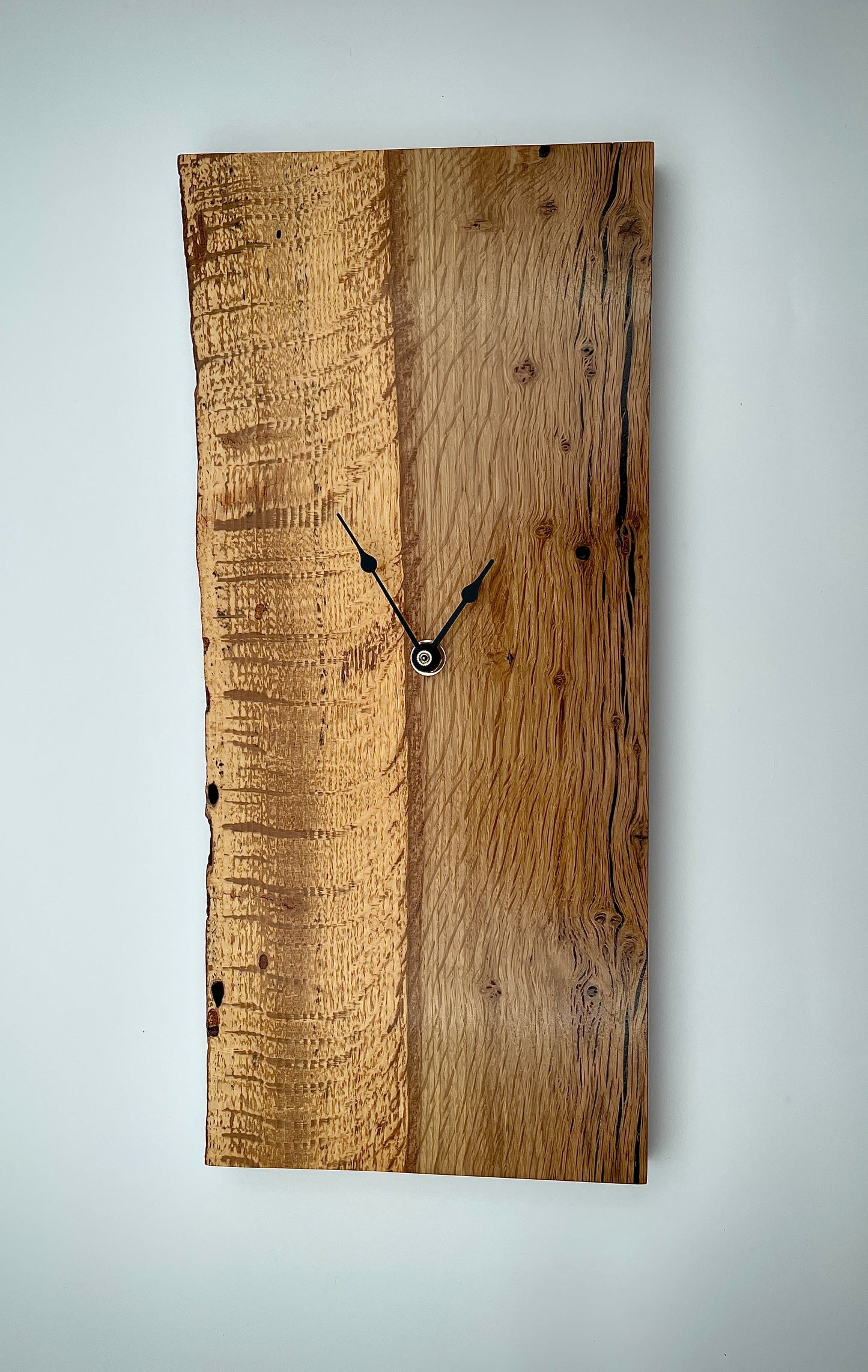 Oak wall clock