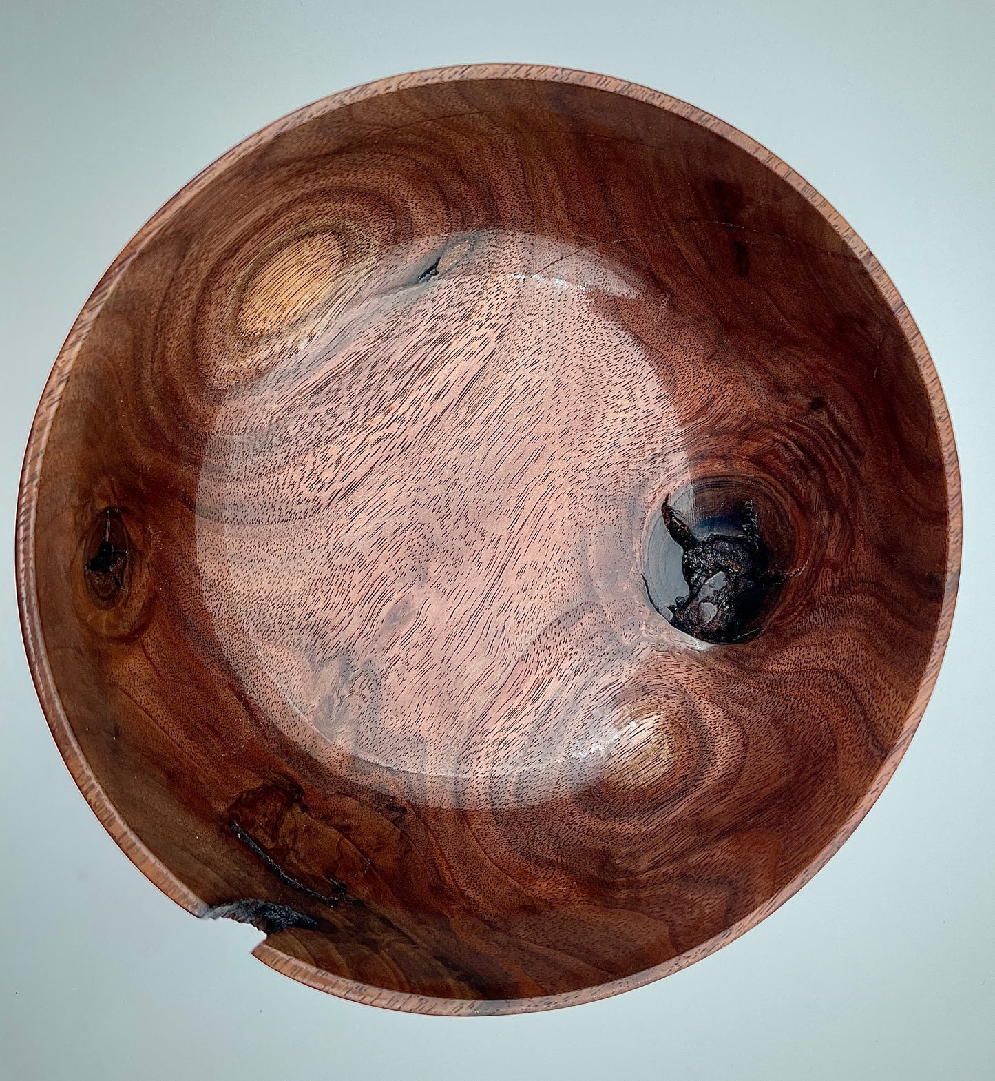 Black walnut bowl
