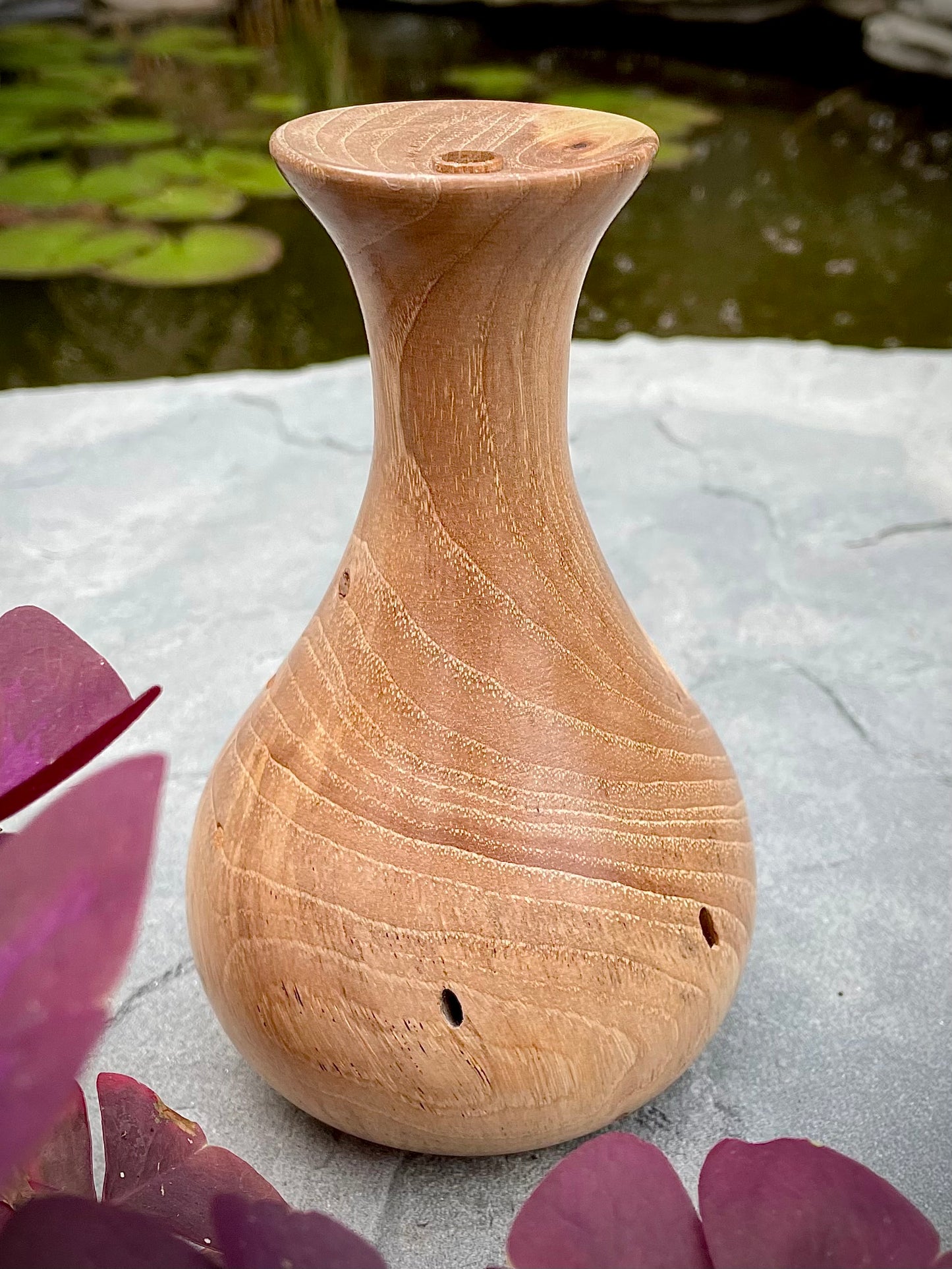 Pecan bud vase