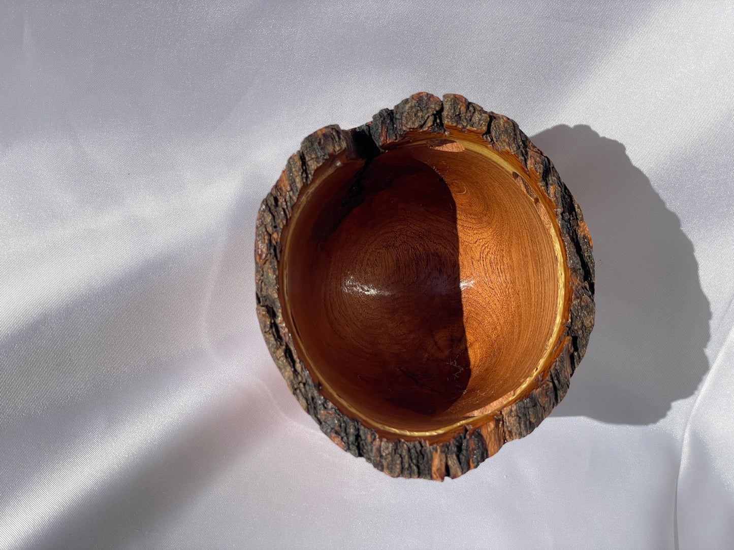 Live edge mesquite cup