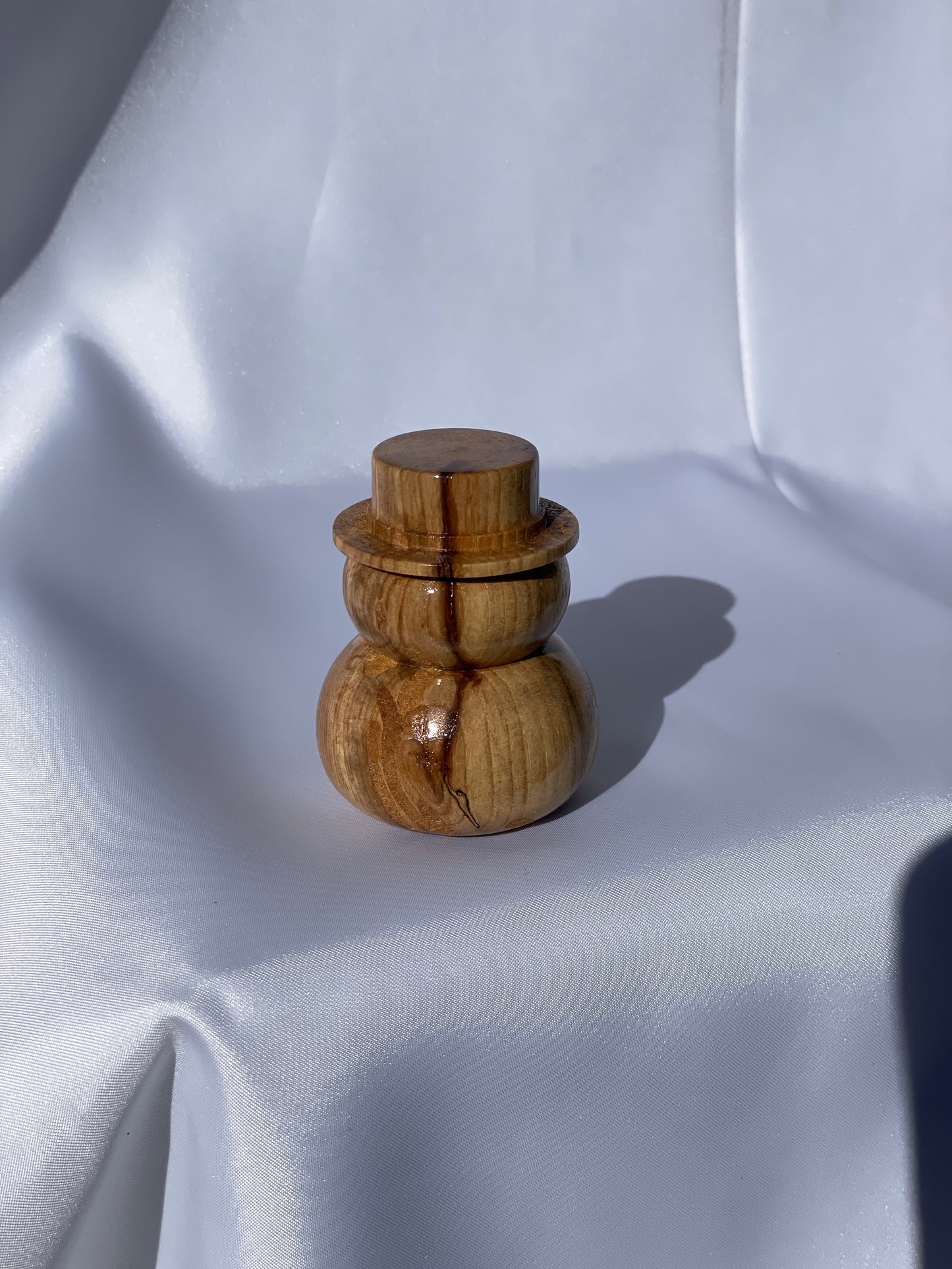 Pecan snowman