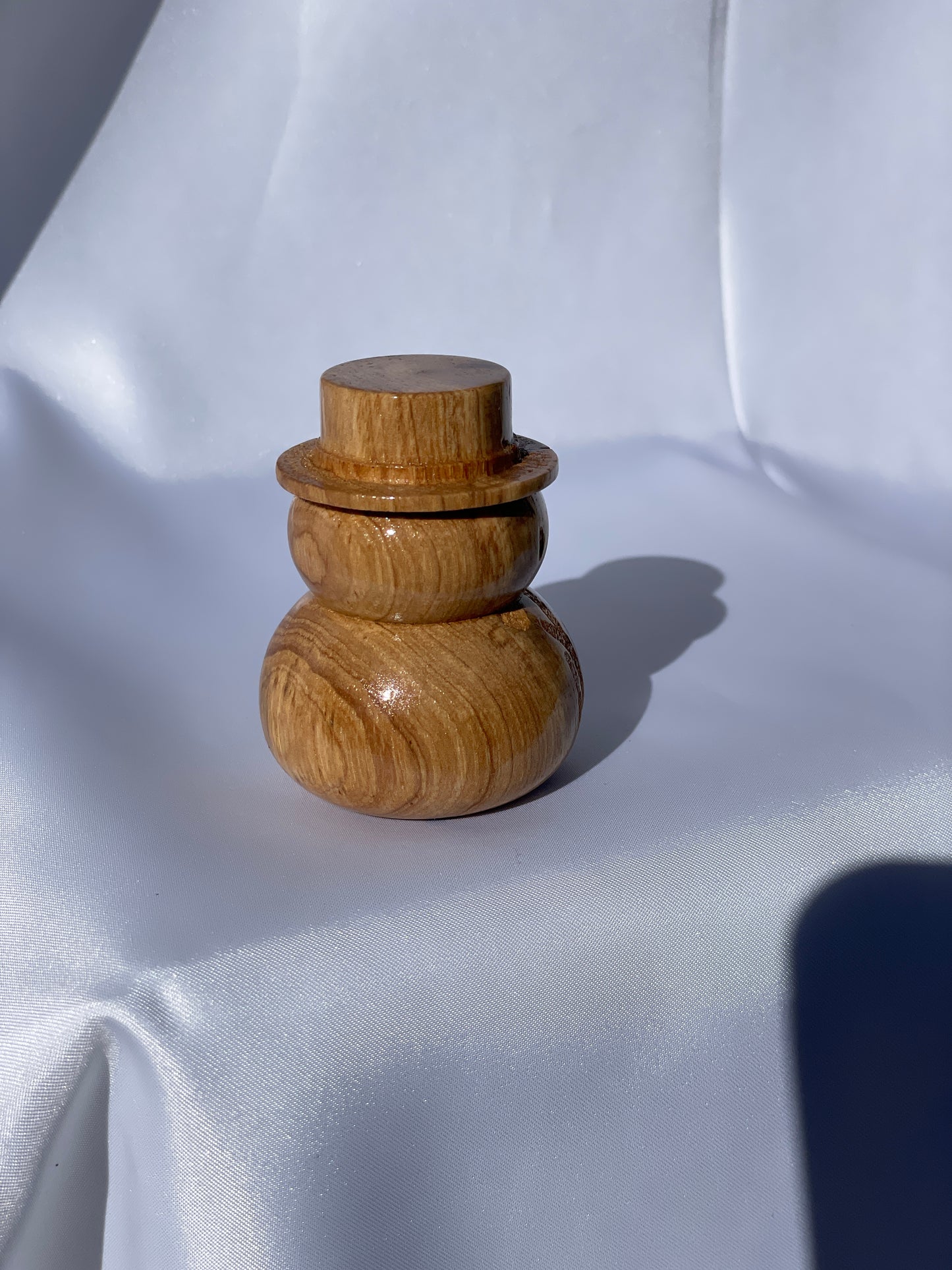 Pecan snowman