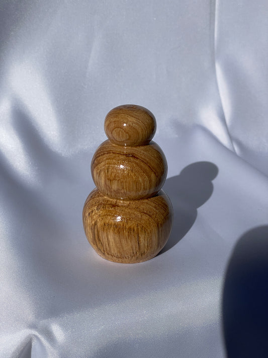 Pecan snowman
