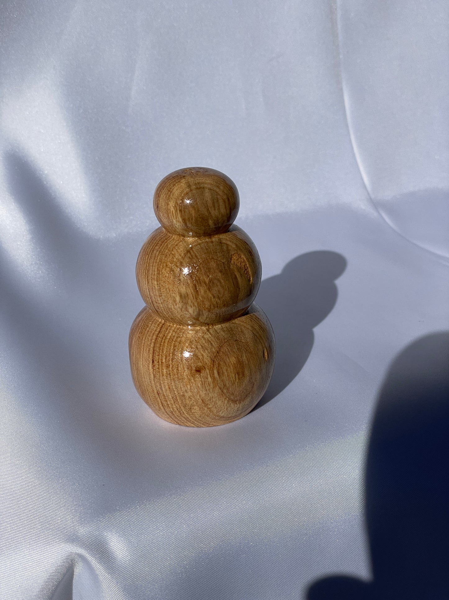 Pecan snowman