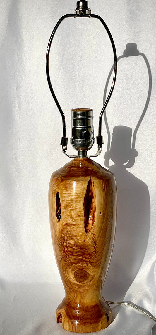 Texas cedar lamp