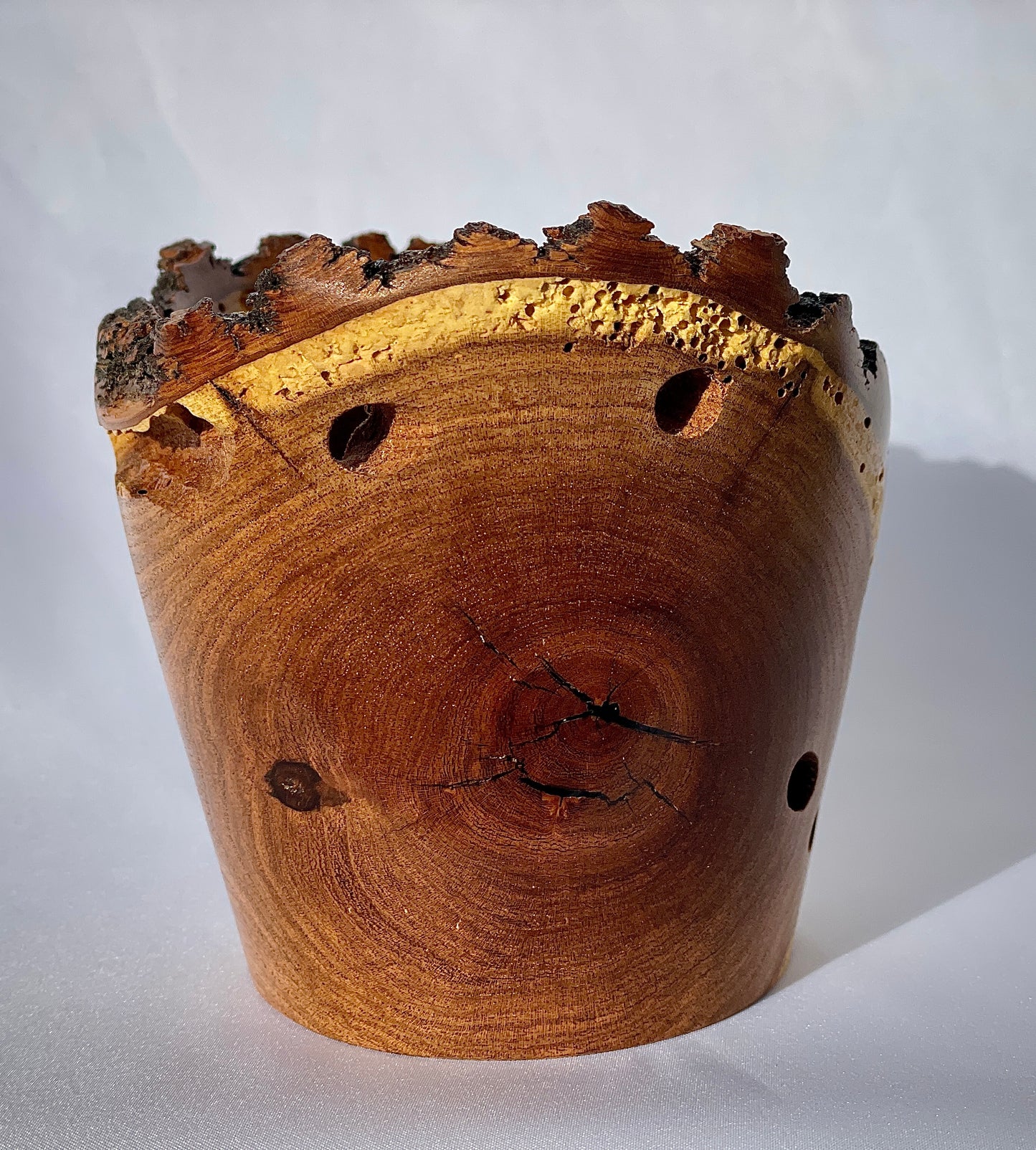 Mesquite live edge cup