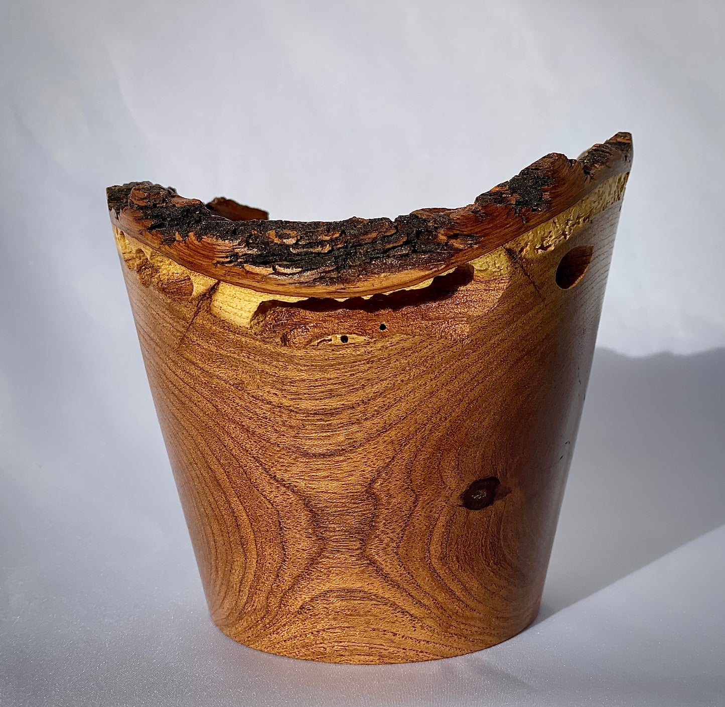 Mesquite live edge cup