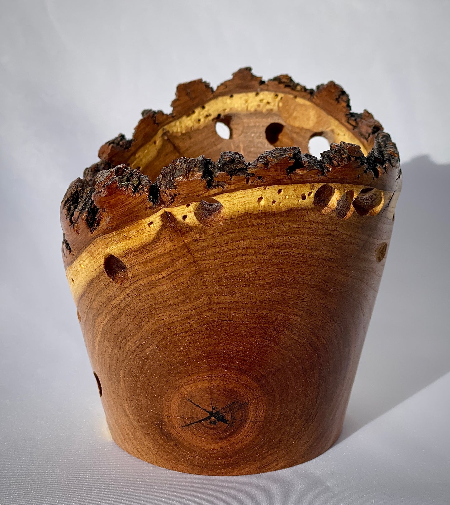Mesquite live edge cup