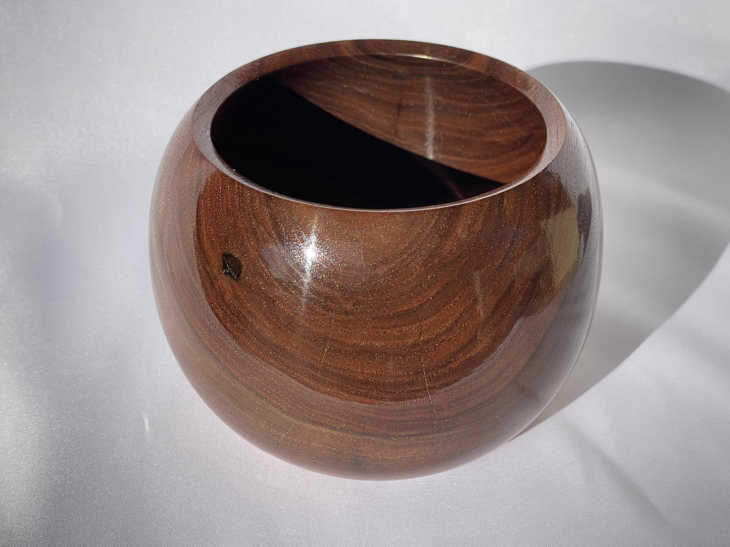 Black walnut bowl