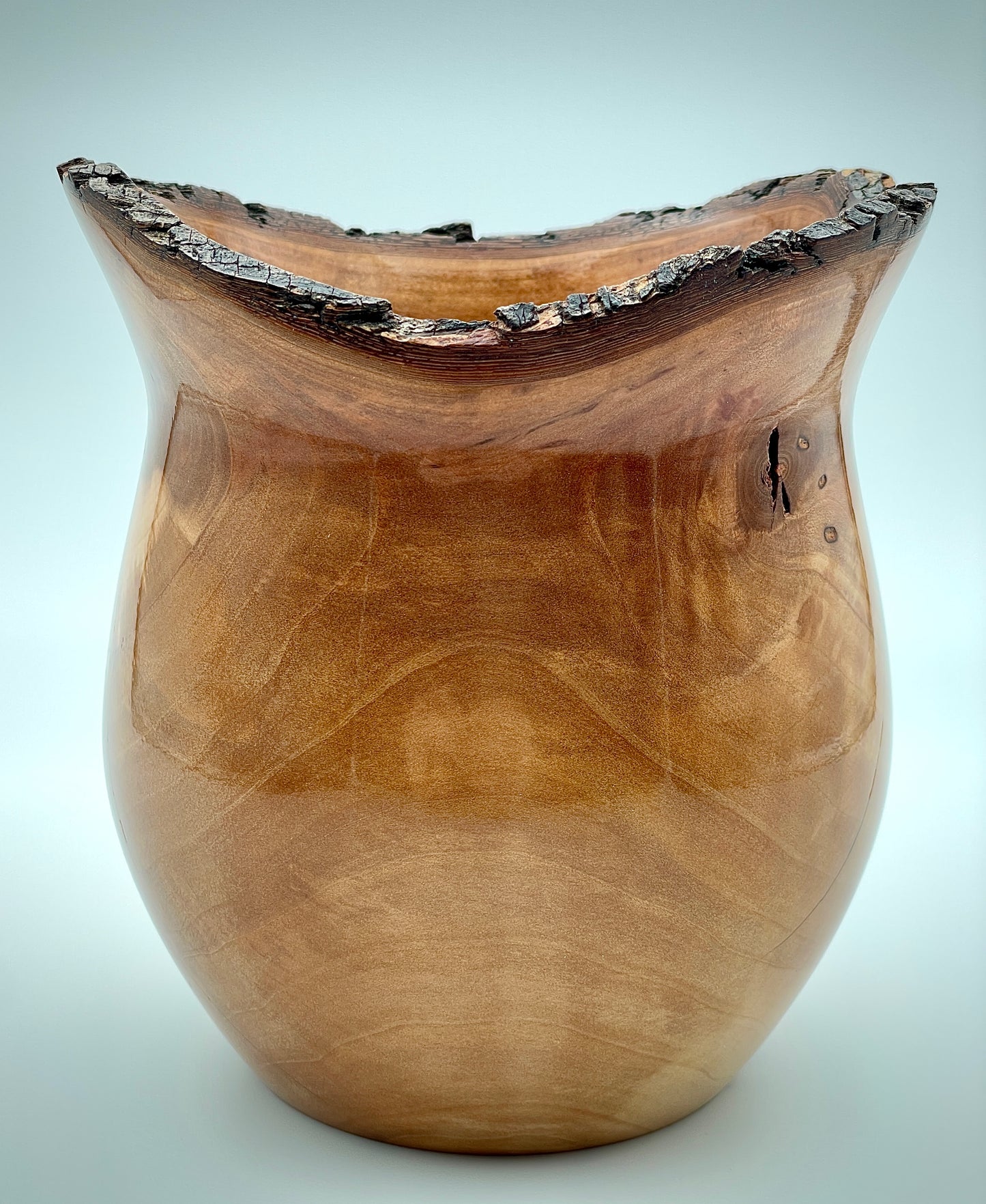 Bradford pear live edge vessel