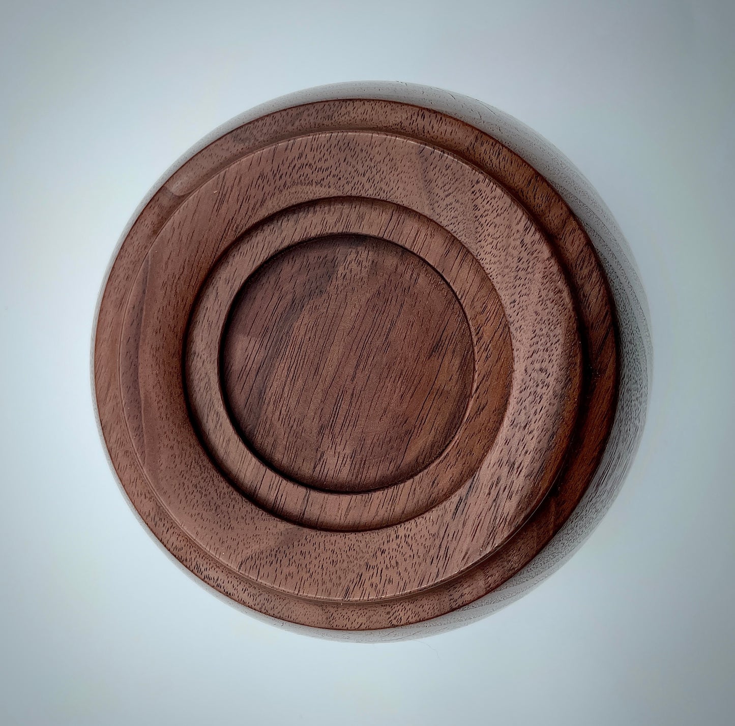 Walnut vase
