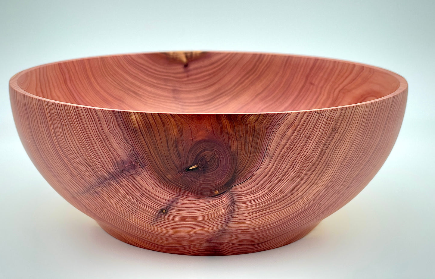 Western red cedar bowl