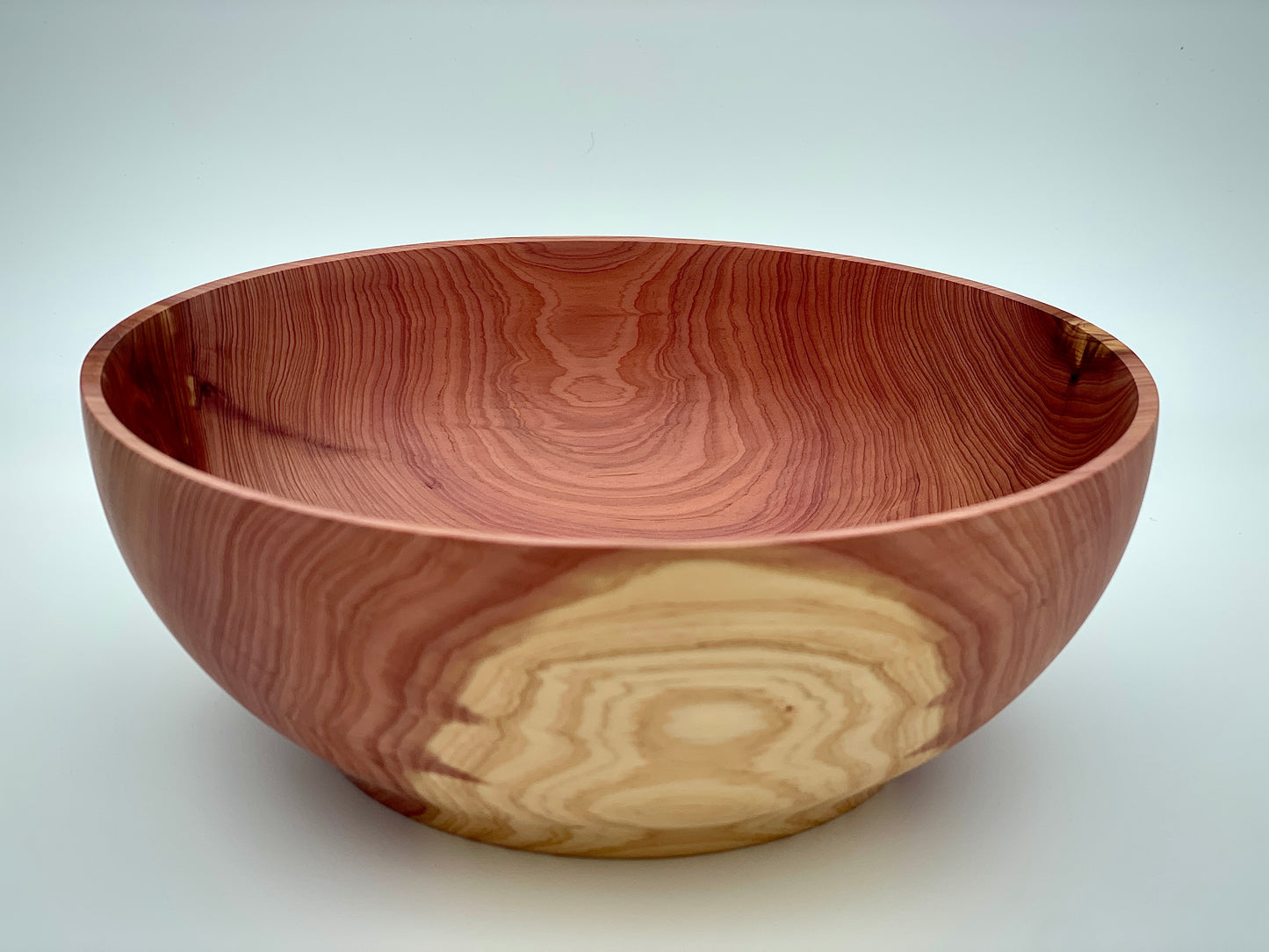 Western red cedar bowl