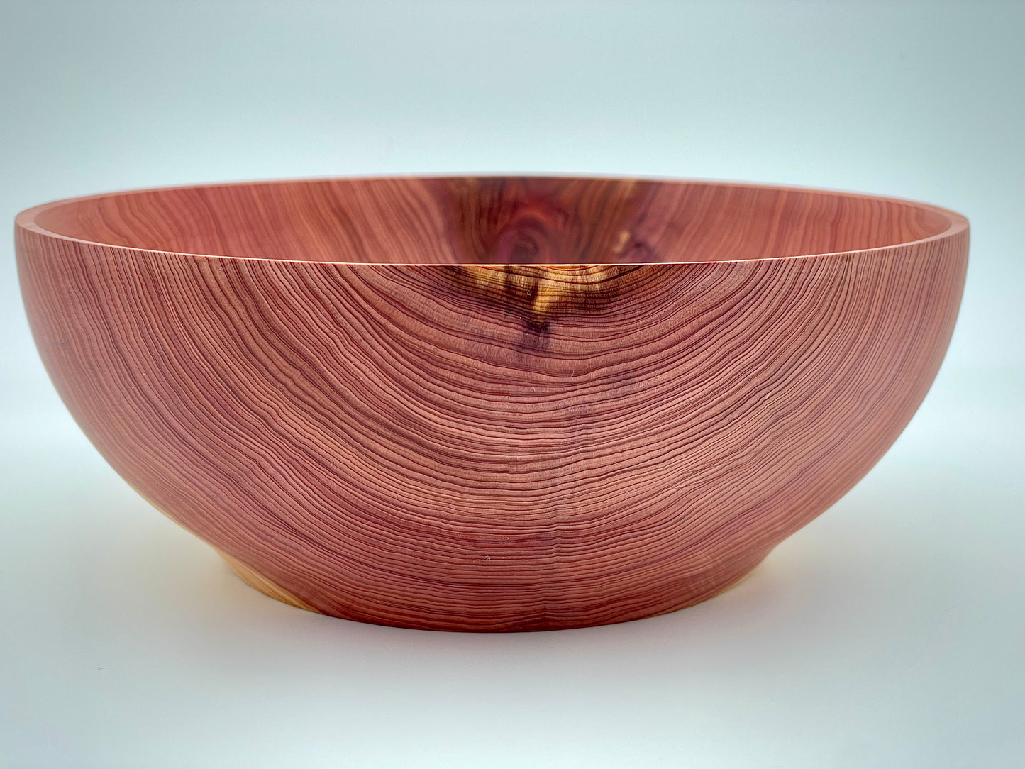 Western red cedar bowl
