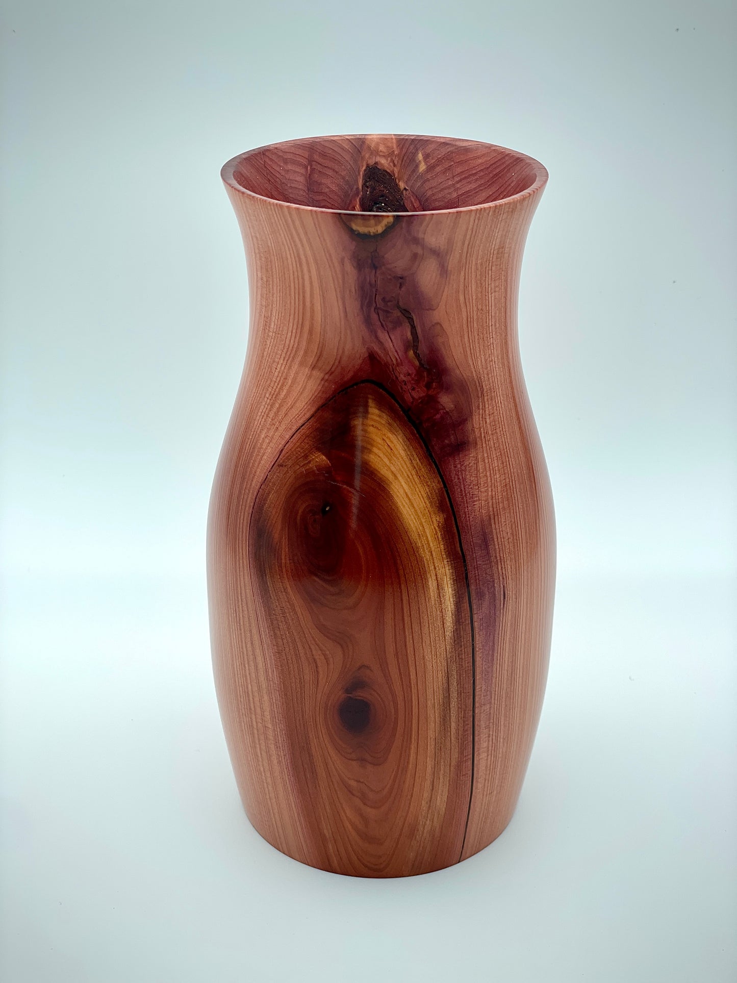 Red cedar vase