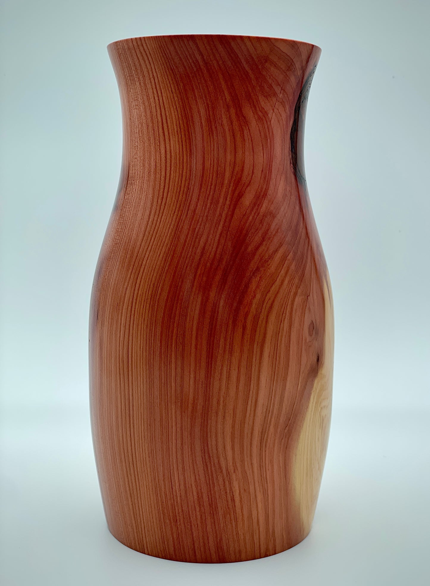 Red cedar vase
