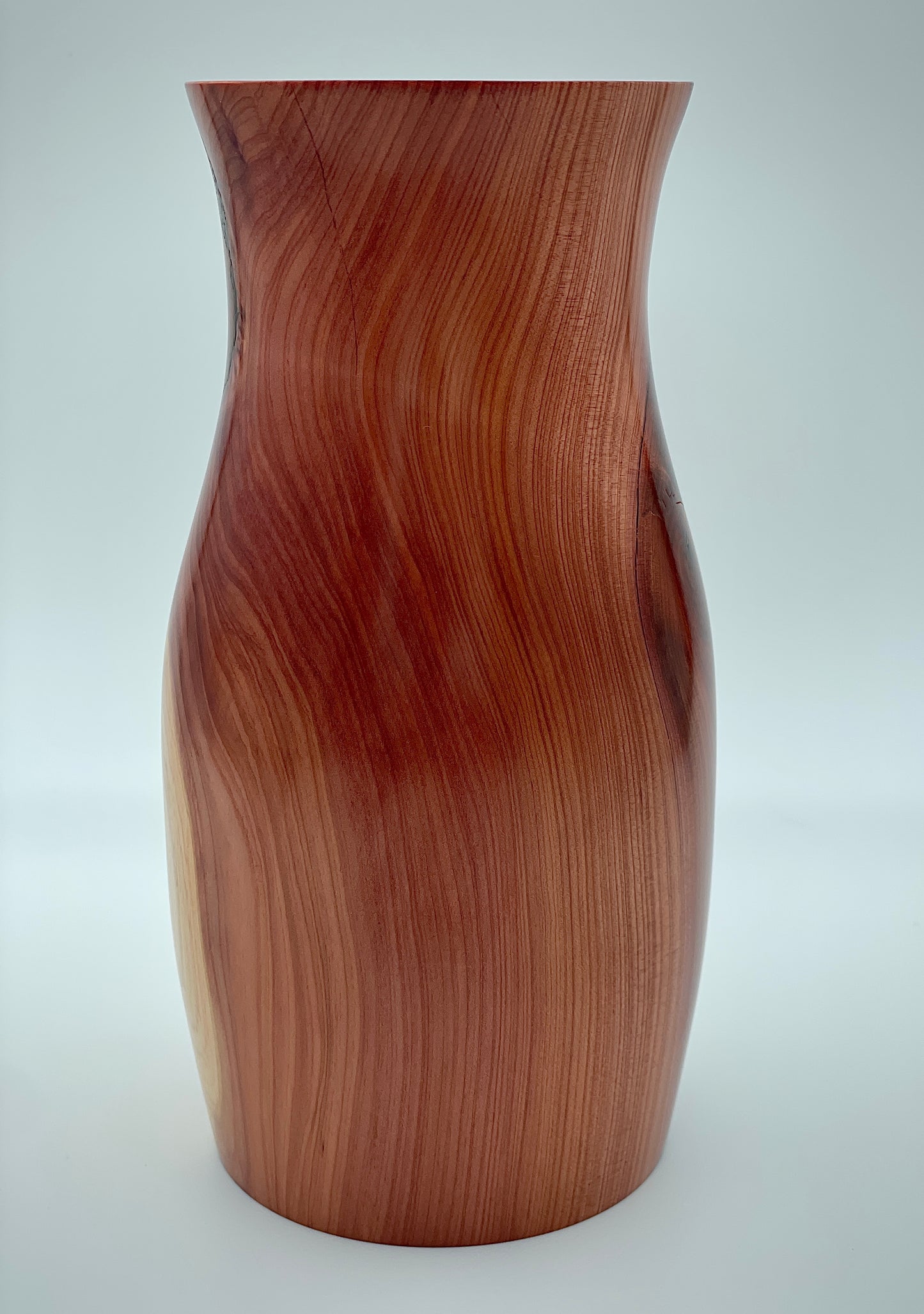 Red cedar vase