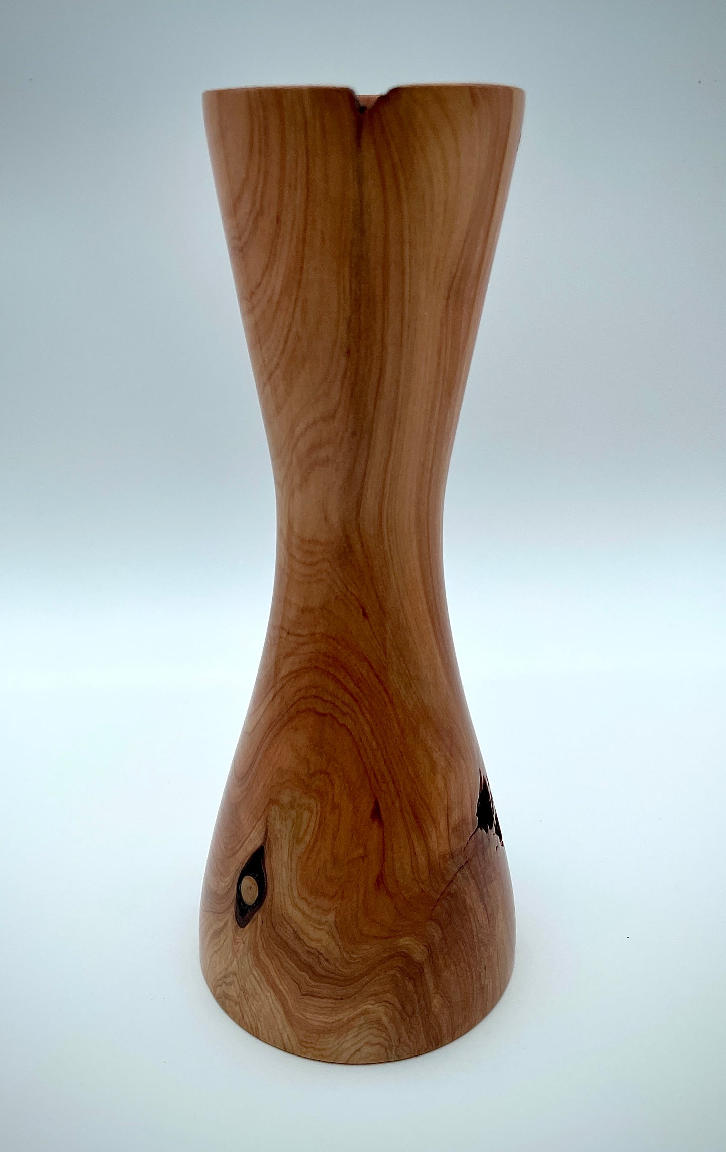 Tapered Texas cedar vase