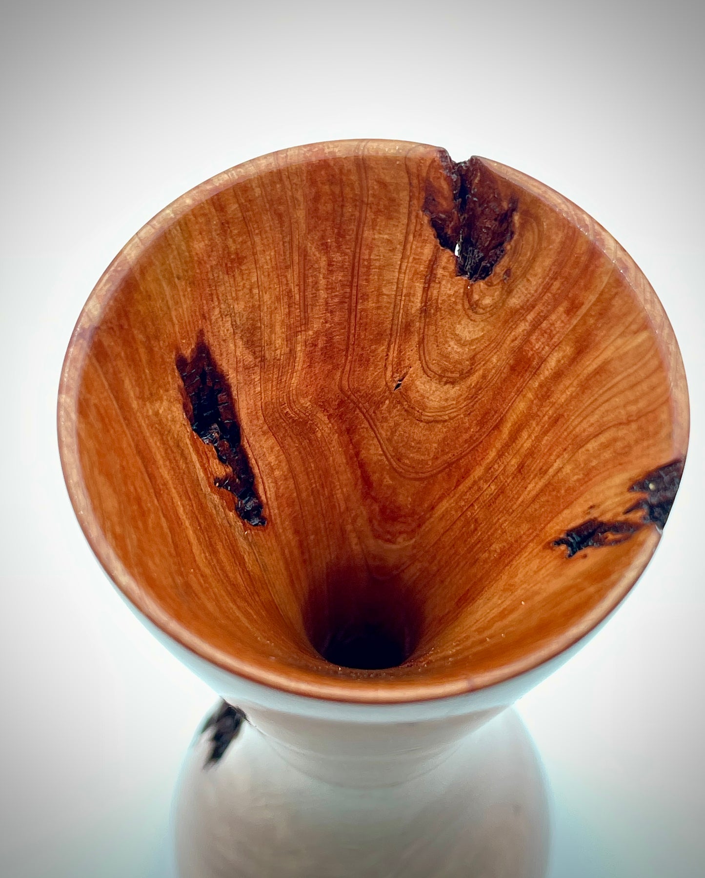 Tapered Texas cedar vase