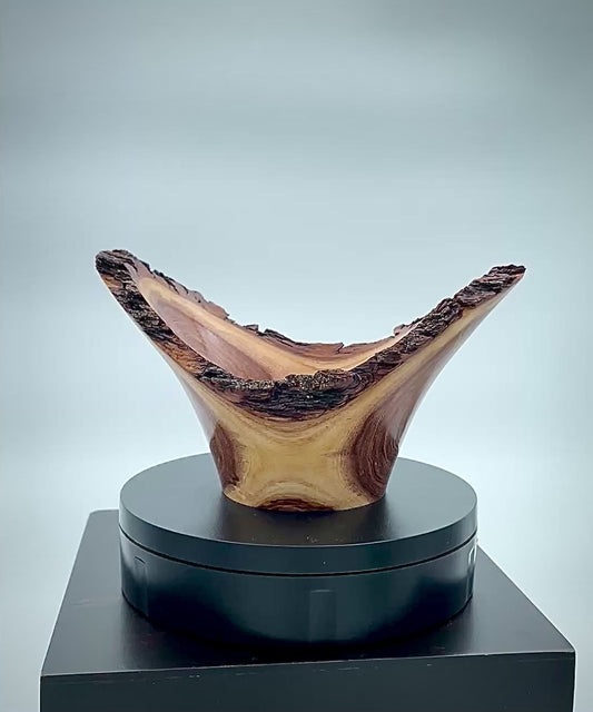 Mesquite live edge bowl