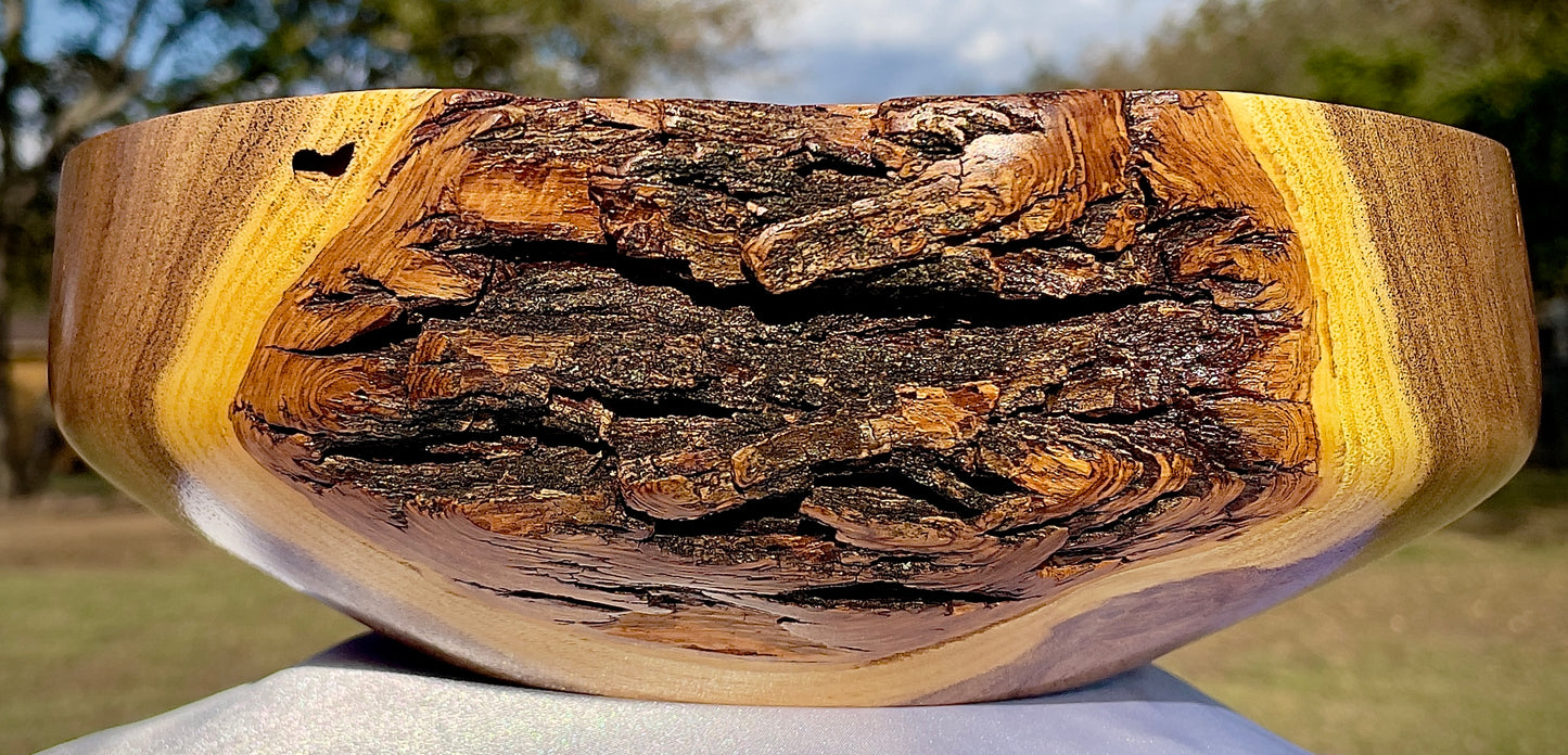 9.5x3.5 inch Mesquite bowl