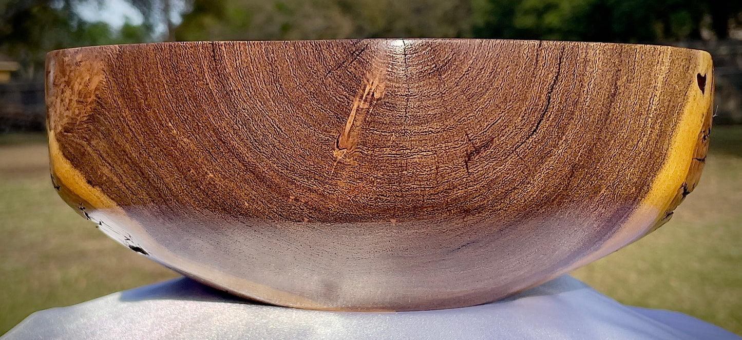 9.5x3.5 inch Mesquite bowl