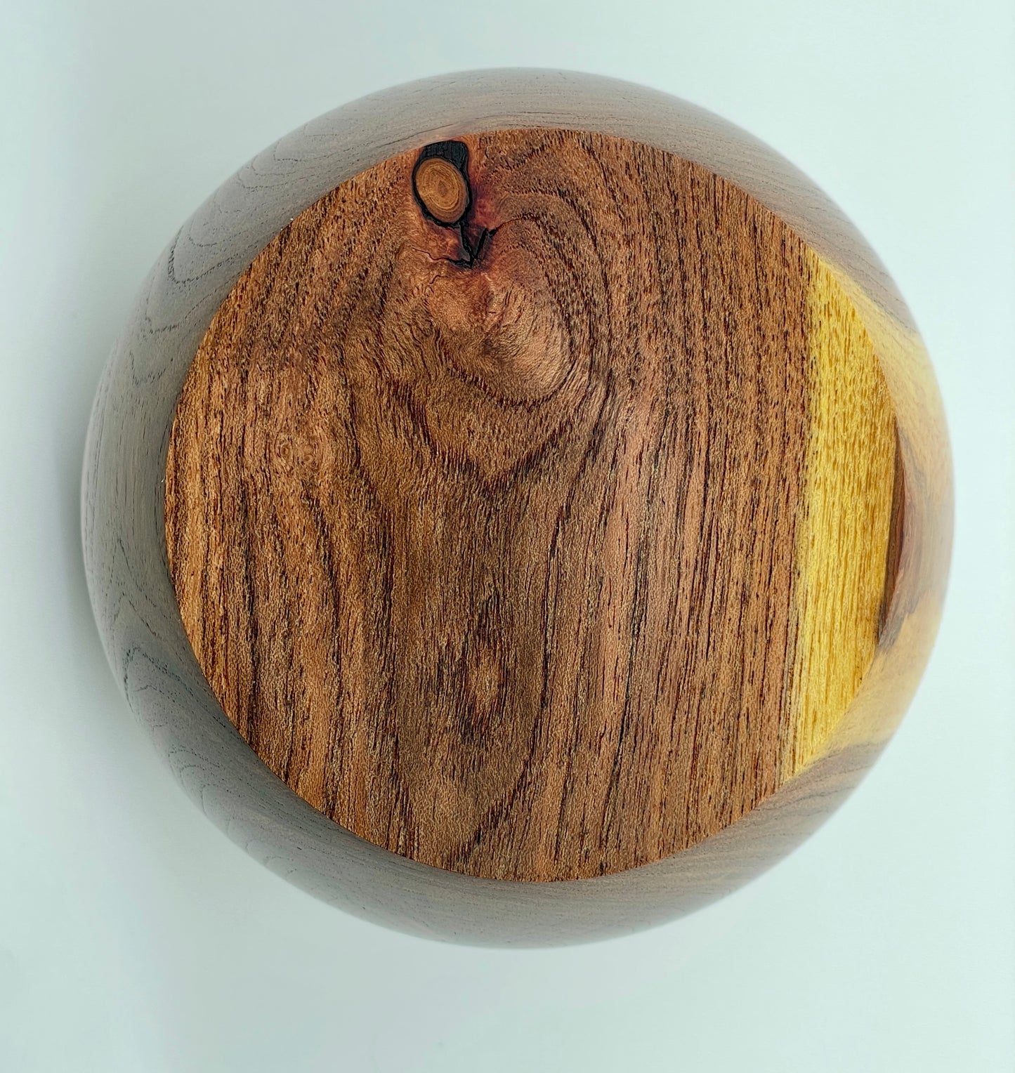 Mesquite live edge vessel