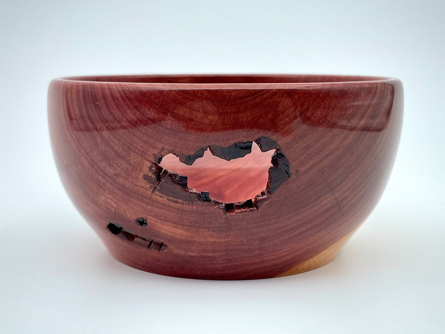 Western redwood bowl
