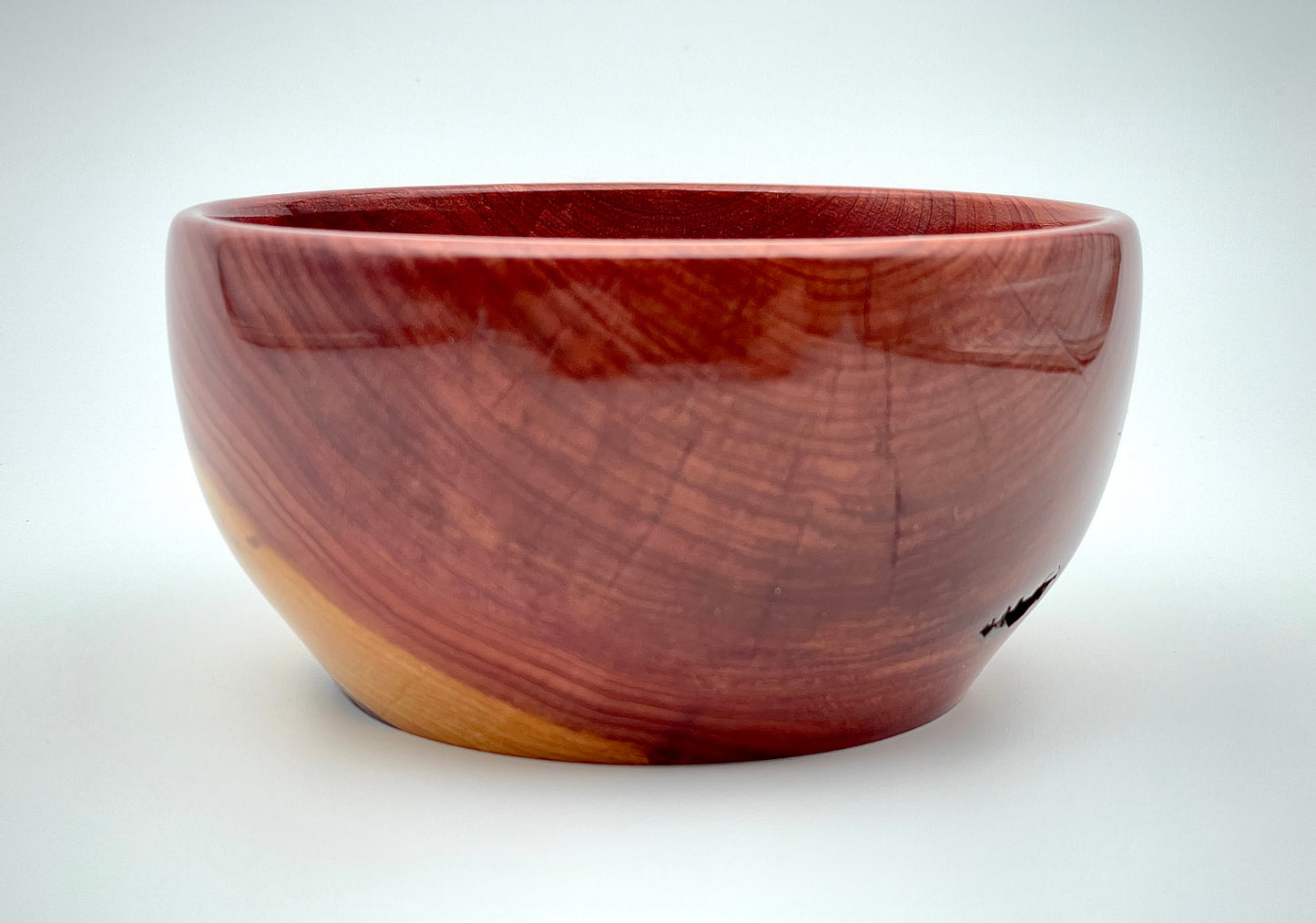 Western redwood bowl