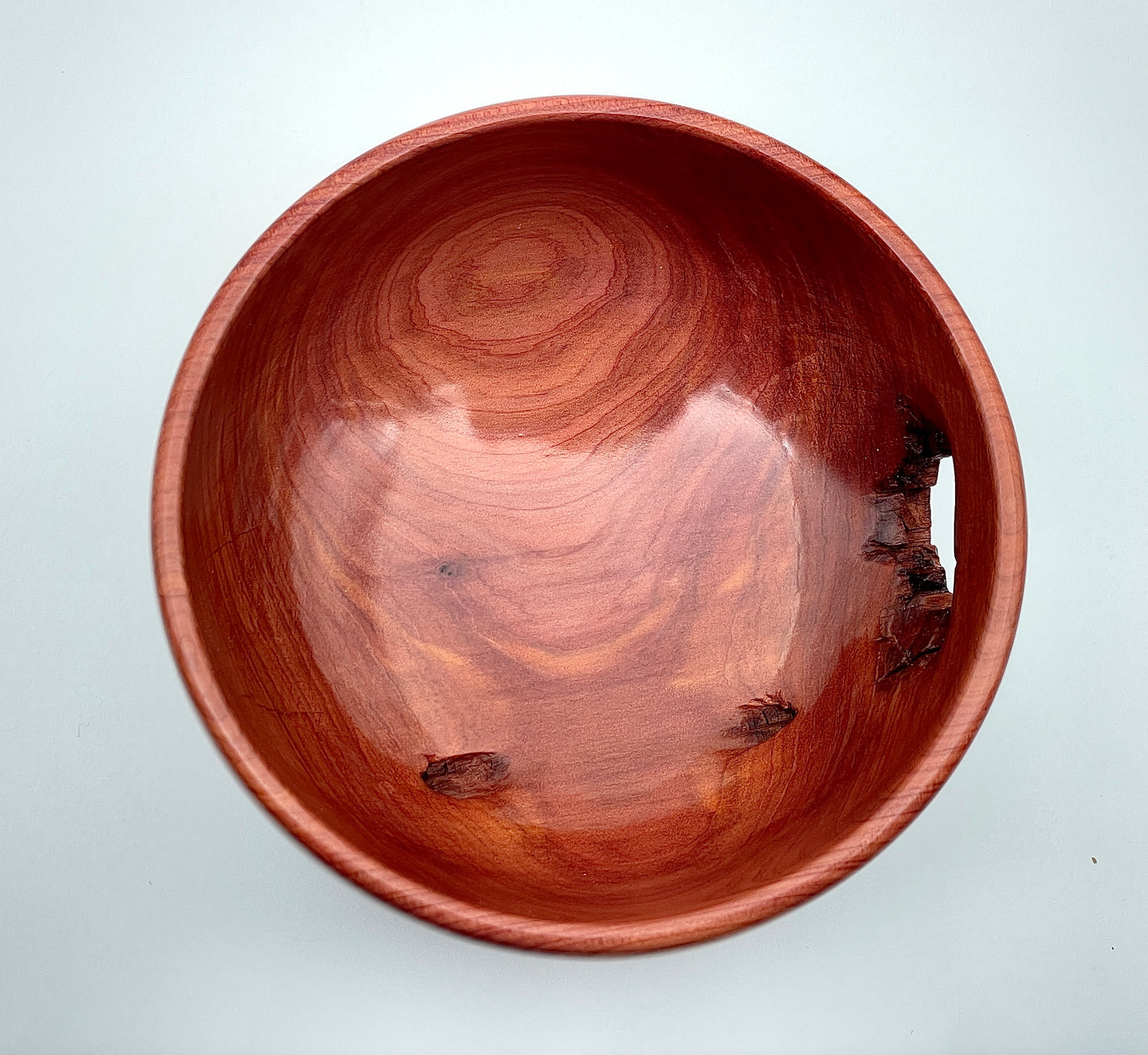 Western redwood bowl