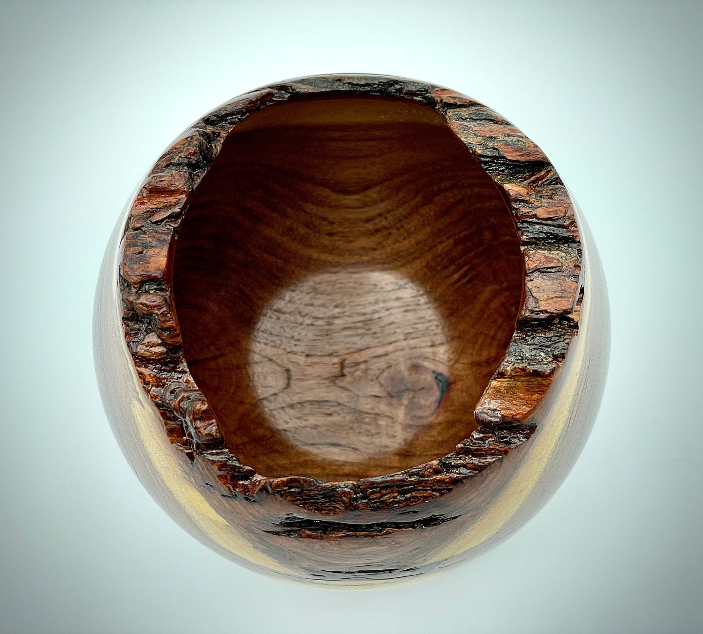 Mesquite live edge vessel