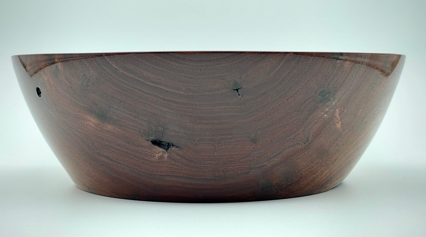 Black walnut bowl