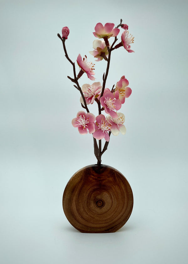 Chinaberry disc vase