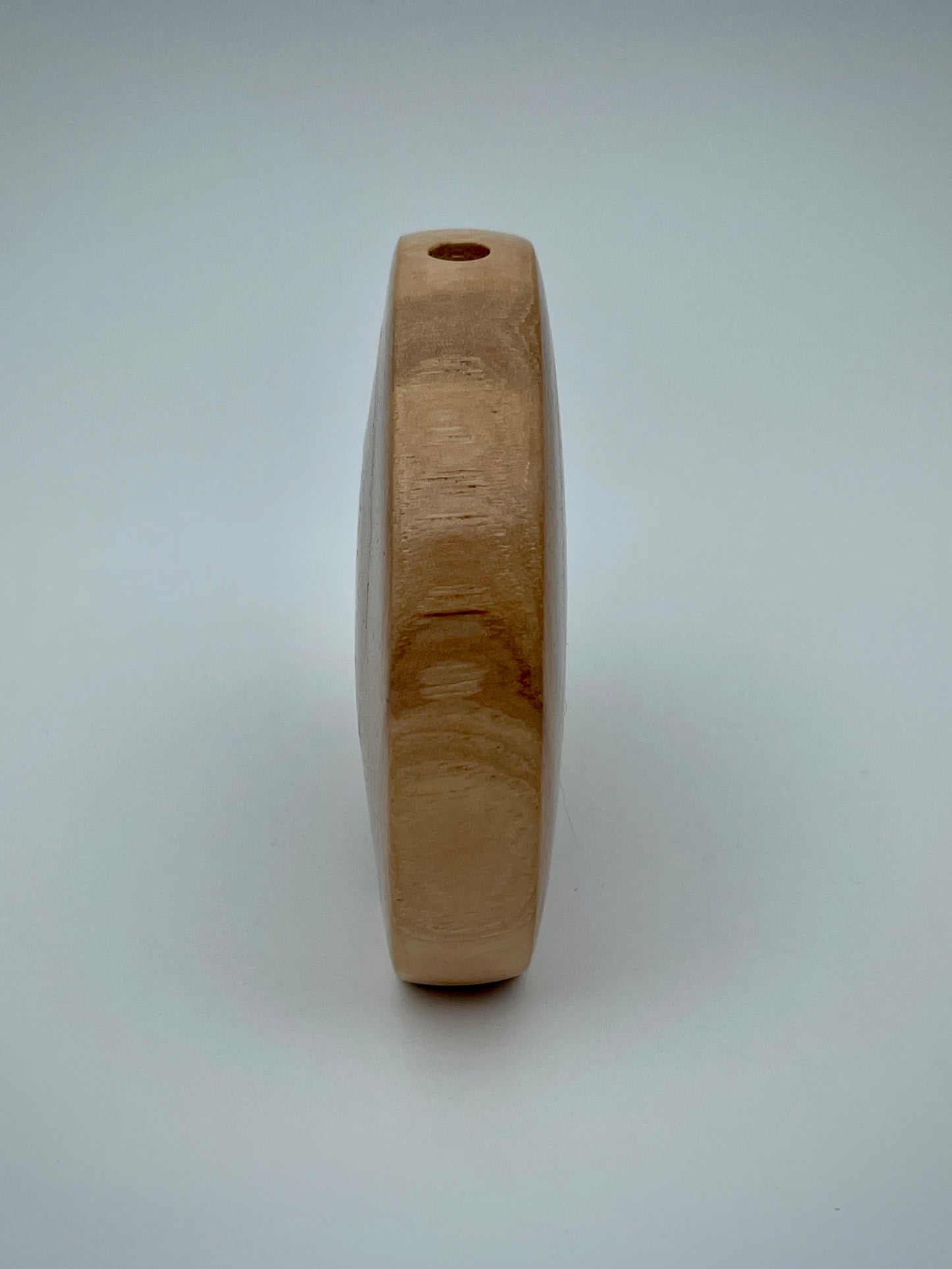 Pecan disc vase