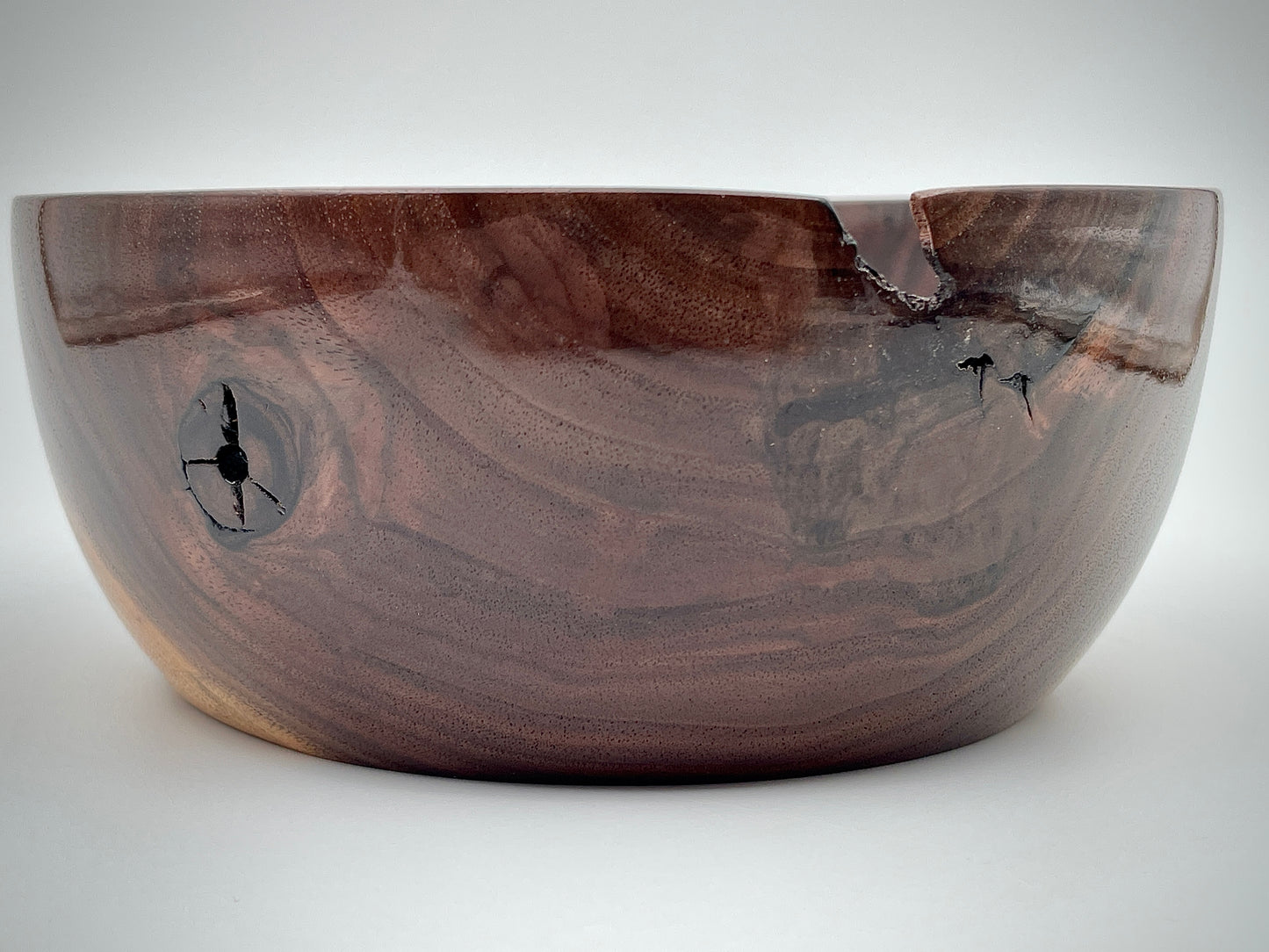 Black walnut bowl