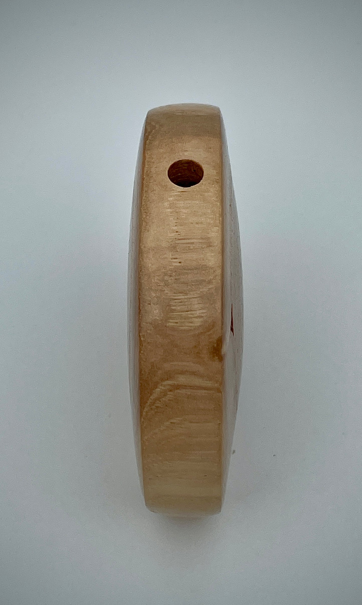 Pecan disc vase