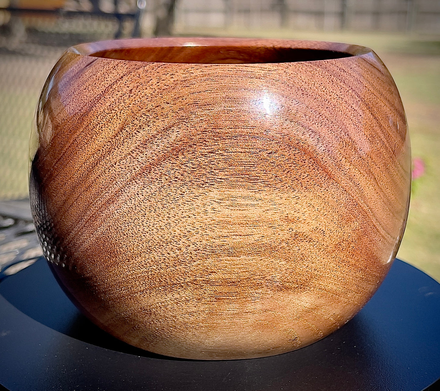 Black walnut bowl