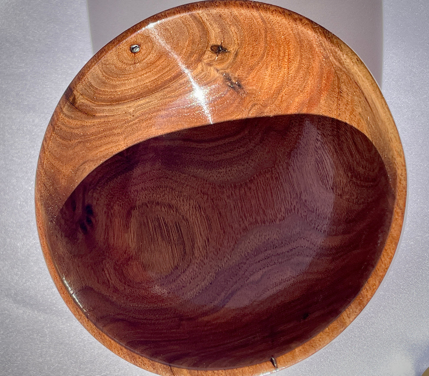 Black walnut bowl