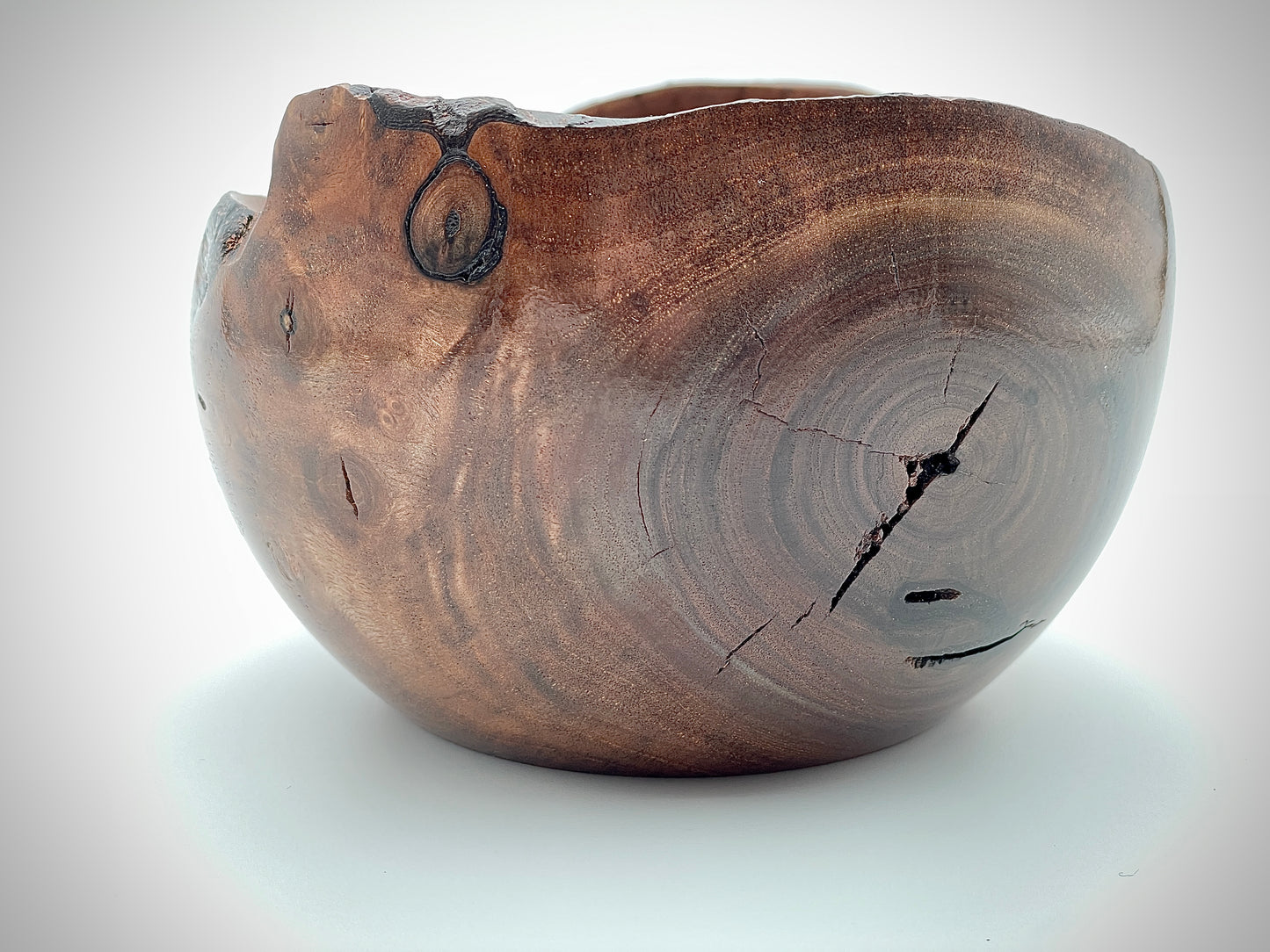 Black walnut bowl