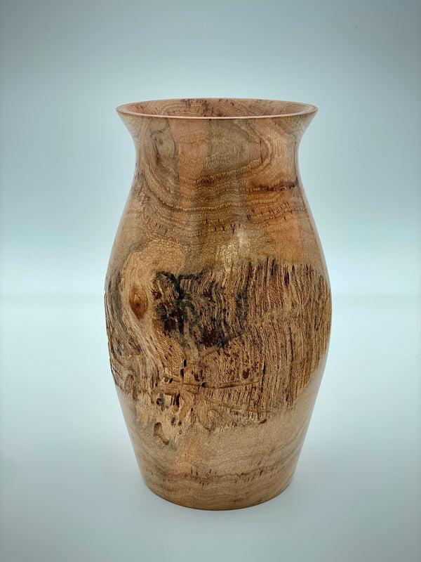 Large mouth pecan vase