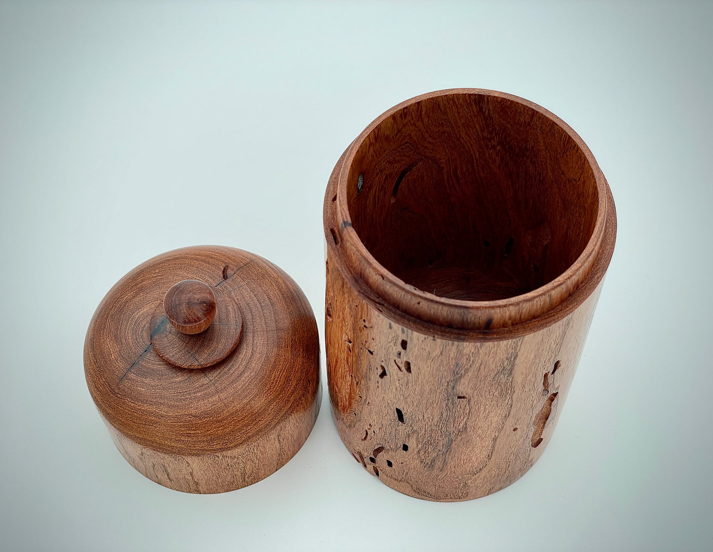 Mesquite lidded box