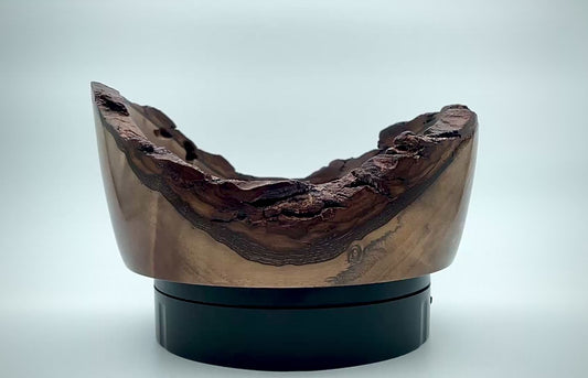 Black walnut bowl