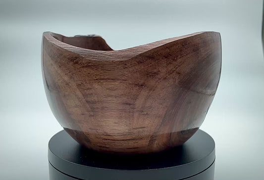 Black walnut bowl